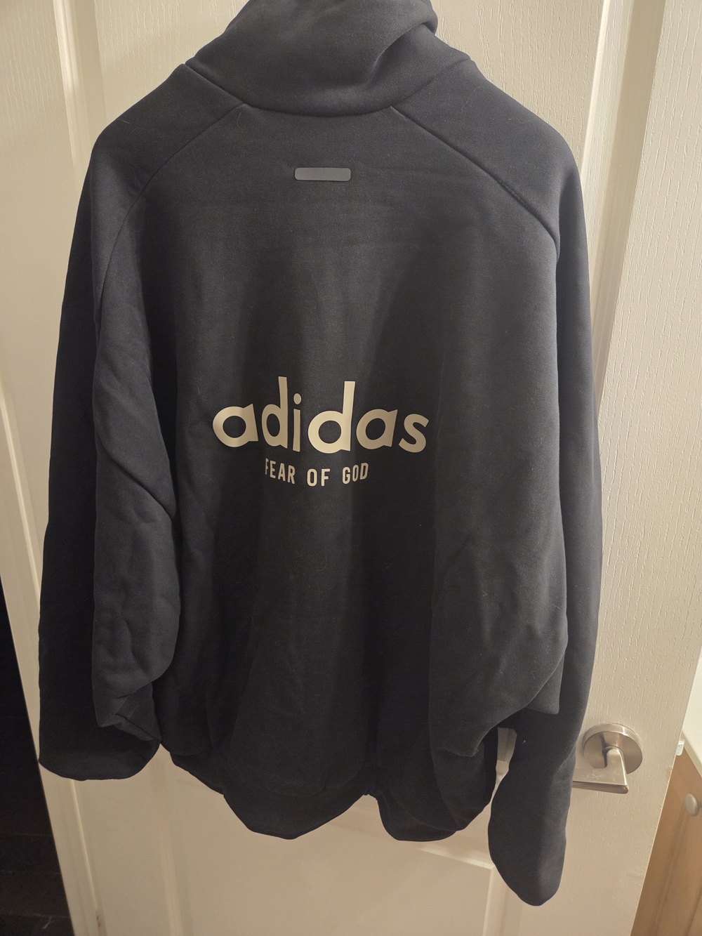 adidas Fear of God Men's Black Logo Hoodie